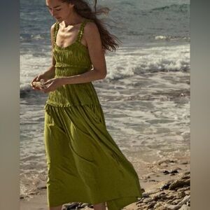 Doen Green Marianne Dress